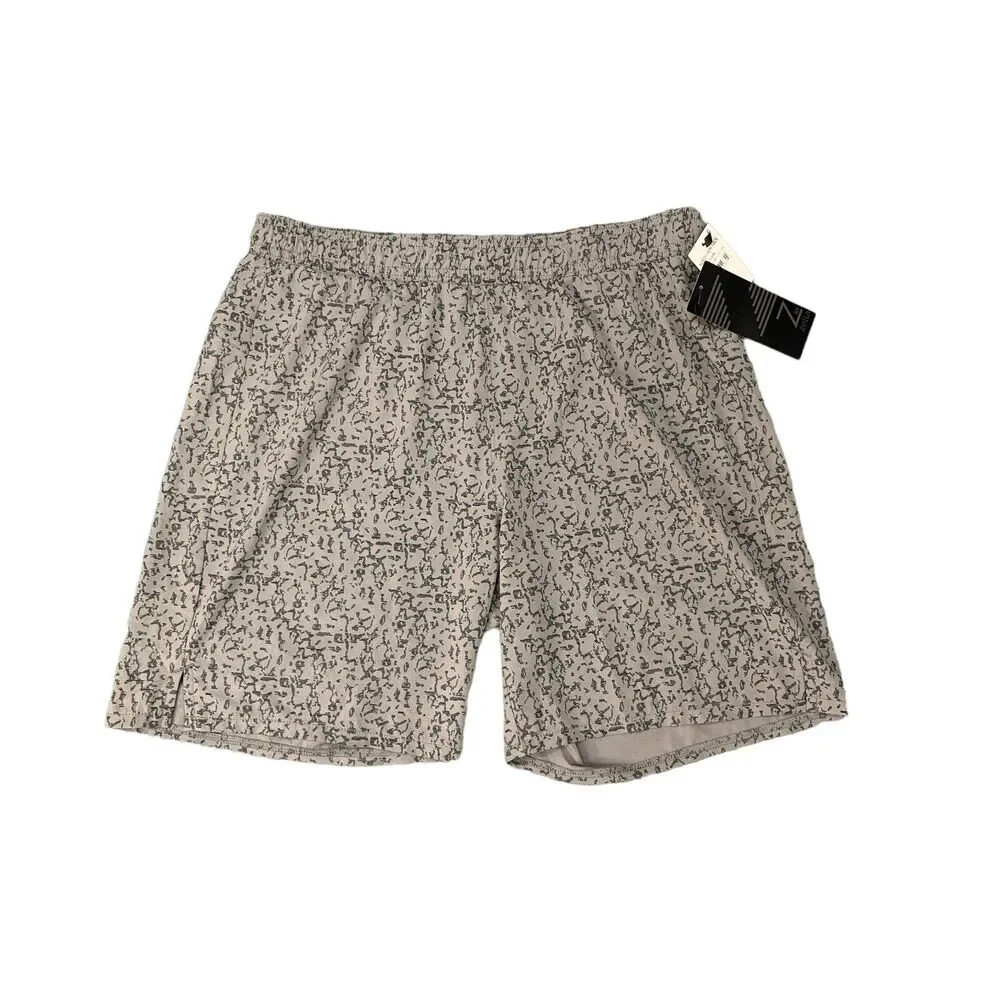Z By Zella Traction Run Short Womens S Small Gray December Isla Camo Lightweight